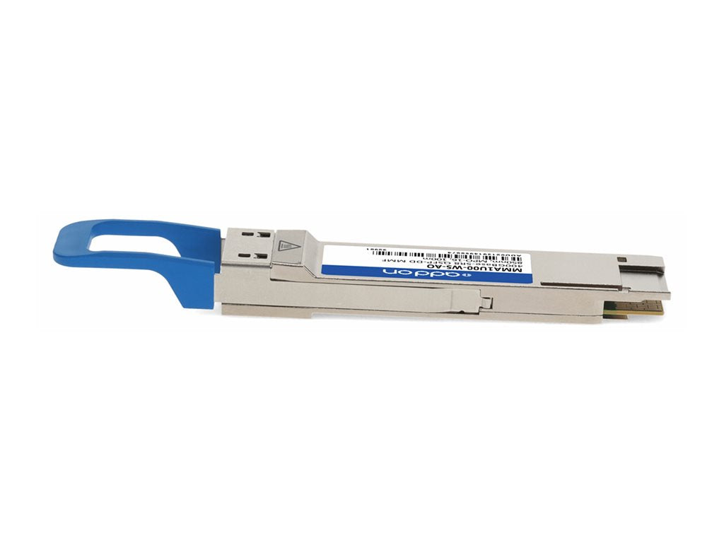 AddOn - QSFP-DD transceiver module (equivalent to: Mellanox MMA1U00-WS) - 400GbE - 400GBase-SR8 - MPO-16 multi-mode - up to 328 MMA1U00-WS-AO