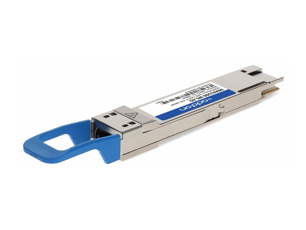 AddOn - QSFP-DD transceiver module (equivalent to: Mellanox MMA1U00-WS) - 400GbE - 400GBase-SR8 - MPO-16 multi-mode - up to 328 MMA1U00-WS-AO