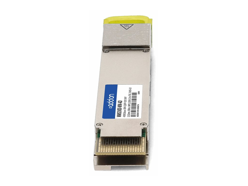 AddOn - QSFP-DD transceiver module (equivalent to: Mellanox MMS1V00-WM) - 400GbE - 400GBase-DR4 - MPO single-mode - up to 1640 MMS1V00-WM-AO