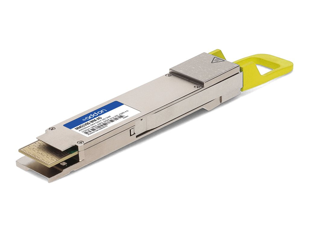 AddOn - QSFP-DD transceiver module (equivalent to: Mellanox MMS1V00-WM) - 400GbE - 400GBase-DR4 - MPO single-mode - up to 1640 MMS1V00-WM-AO