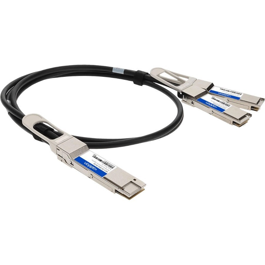 AddOn QSFP-DD/QSFP28 Network Cable QDD2QSFP28400CU1M-AO