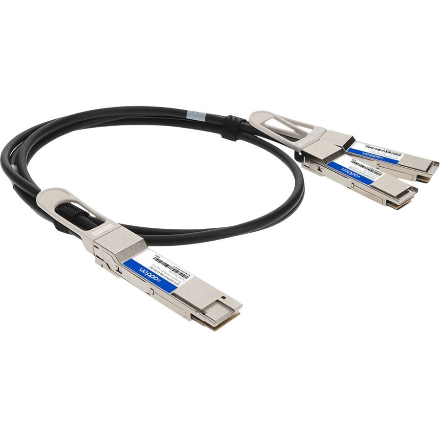 AddOn QSFP-DD/QSFP28 Network Cable QDD2QSFP28400CU2M-AO