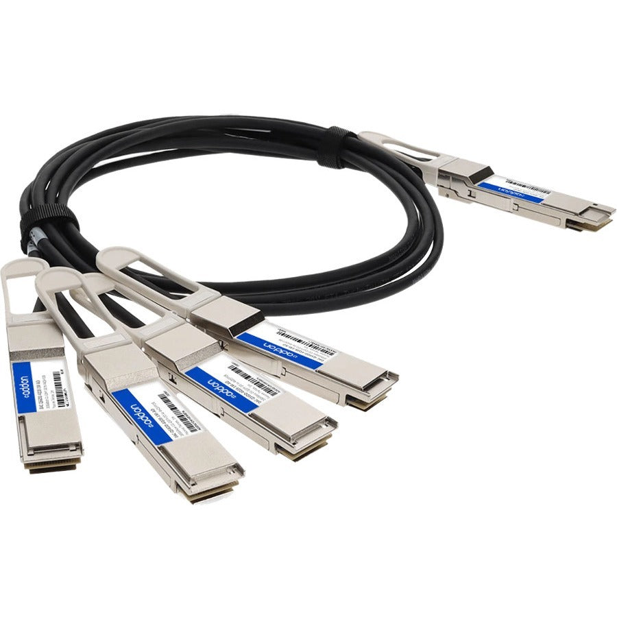 AddOn QSFP-DD/QSFP56 Network Cable QDD4QSFP56400CU1M-AO
