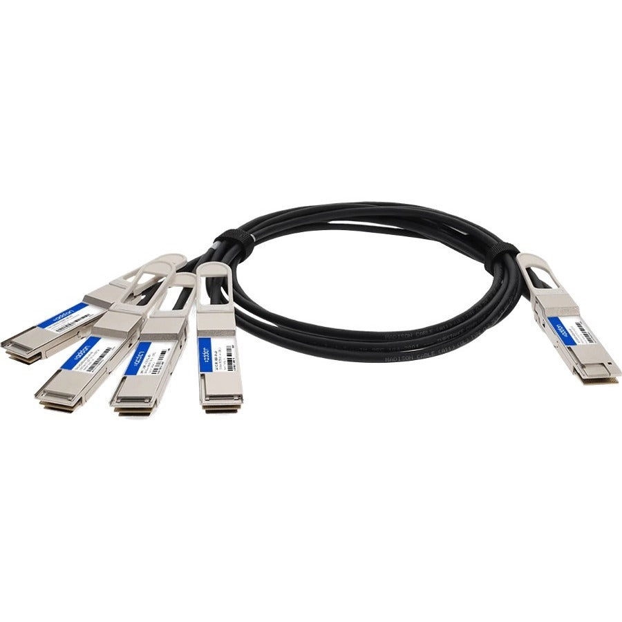 AddOn QSFP-DD/QSFP56 Network Cable QDD4QSFP56400CU2M-AO