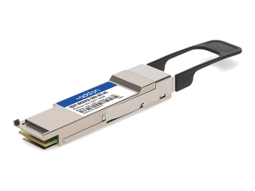AddOn - QSFP+ transceiver module - 40GbE - 40GBase-SR4L - MPO multi-mode - TAA Compliant QSFP-40GBASE-SR4L-MX-AO