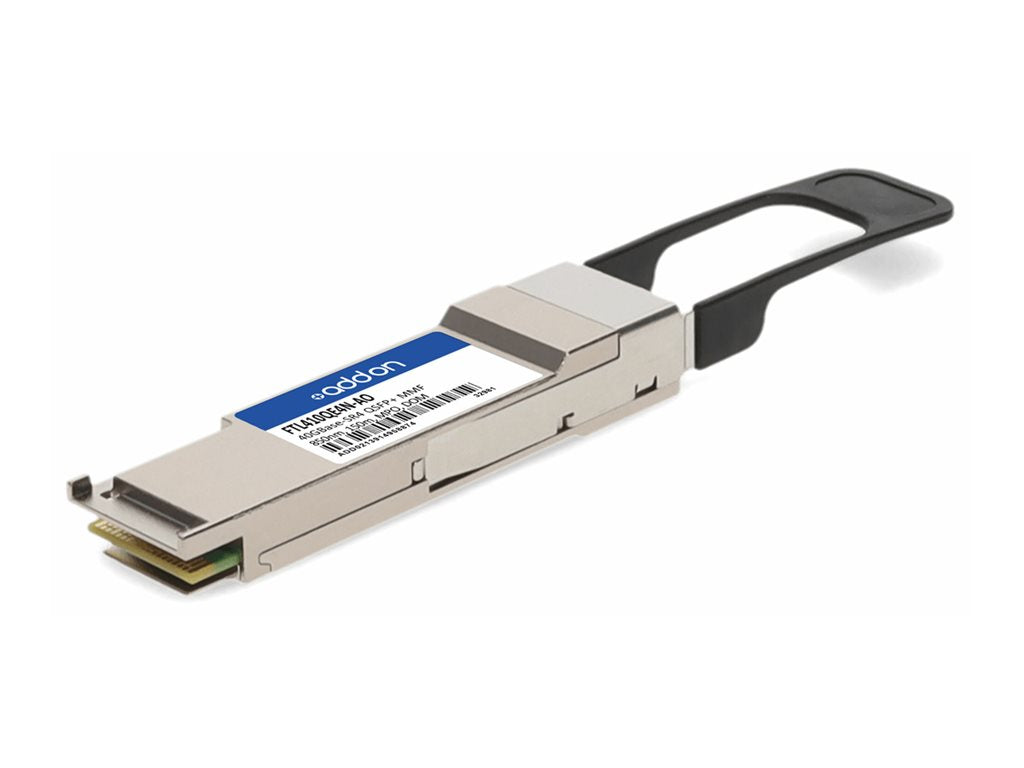 AddOn - QSFP+ transceiver module (equivalent to: Finisar FTL410QE4N) - 40GbE - 40GBASE-SR4 - MPO multi-mode - up to 492