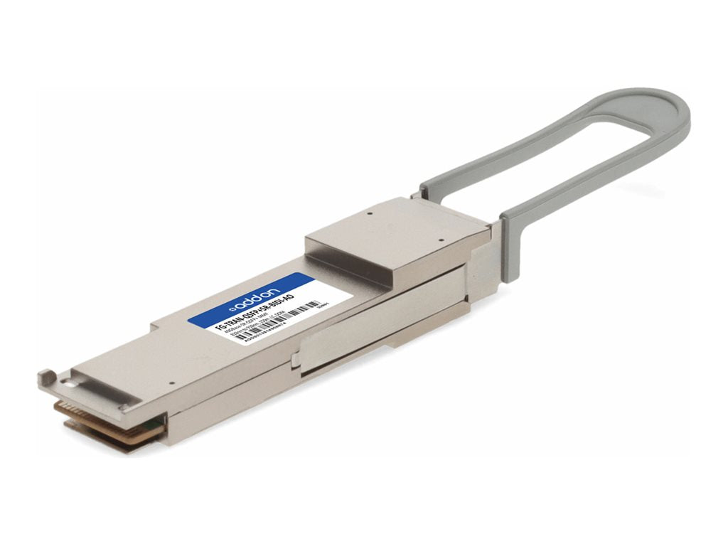 AddOn - QSFP+ transceiver module (equivalent to: Fortinet FG-TRAN-QSFP+SR-BIDI) - 40GbE - 40GBASE-SR - LC multi-mode -