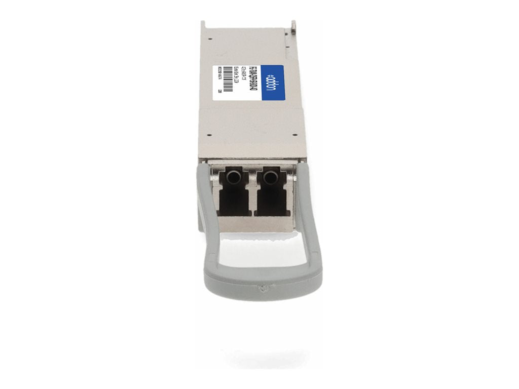 AddOn - QSFP+ transceiver module (equivalent to: Fortinet FG-TRAN-QSFP+SR-BIDI) - 40GbE - 40GBASE-SR - LC multi-mode -