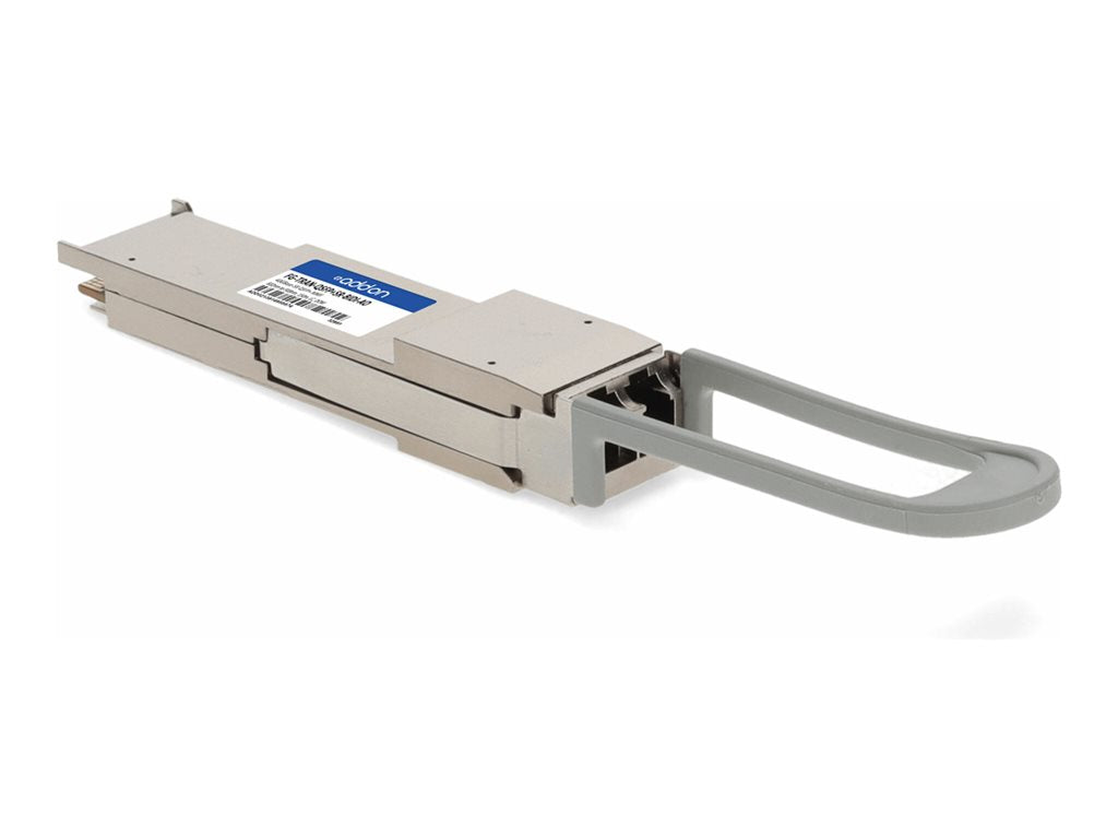 AddOn - QSFP+ transceiver module (equivalent to: Fortinet FG-TRAN-QSFP+SR-BIDI) - 40GbE - 40GBASE-SR - LC multi-mode -