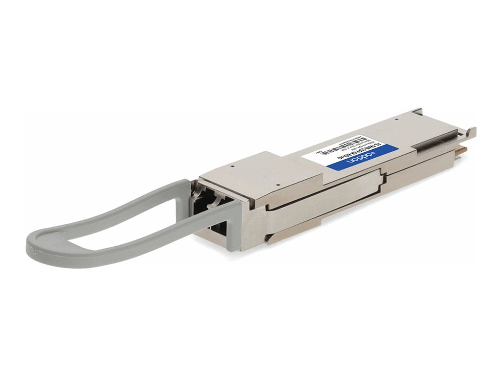 AddOn - QSFP+ transceiver module (equivalent to: Fortinet FG-TRAN-QSFP+SR-BIDI) - 40GbE - 40GBASE-SR - LC multi-mode -