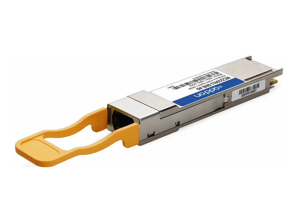 AddOn - QSFP+ transceiver module (equivalent to: Mellanox MC2210411-SR4E) - 40GbE - 40GBase-ESR4 - MPO - up to 984 ft -