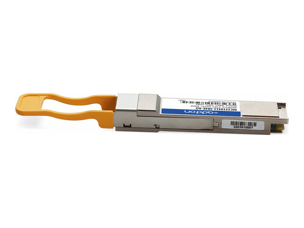 AddOn - QSFP+ transceiver module (equivalent to: Mellanox MC2210411-SR4E) - 40GbE - 40GBase-ESR4 - MPO - up to 984 ft -