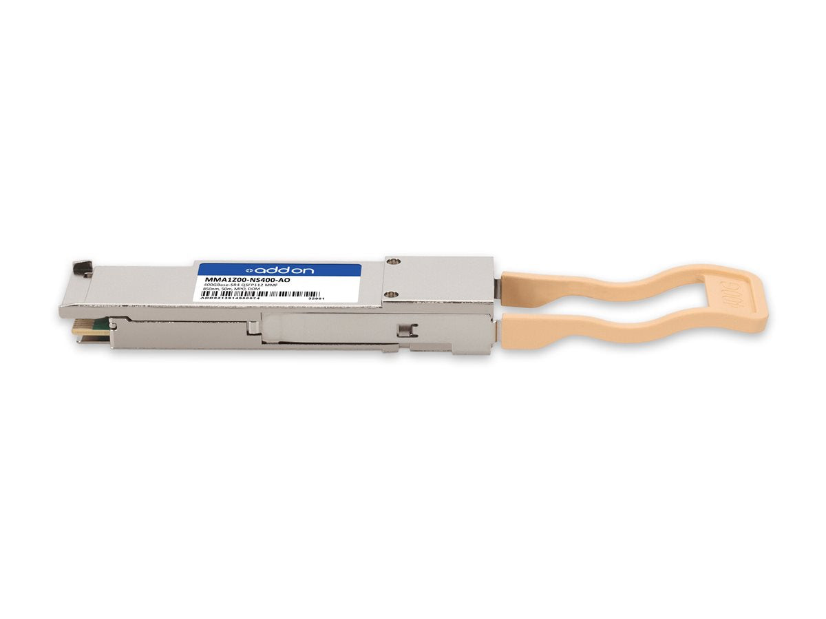 AddOn - QSFP112 transceiver module (equivalent to: Mellanox MMA1Z00-NS400) - 400GbE - Ethernet 400GBASE-SR4 - MPO multi-mode MMA1Z00-NS400-AO