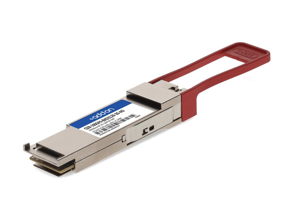AddOn - QSFP28 transceiver module - 100GbE - 100GBase-BX - LC single-mode - up to 12.4 miles - 1331 (TX) / 1271 (RX) nm