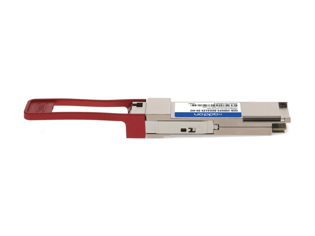 AddOn - QSFP28 transceiver module - 100GbE - 100GBase-BX - LC single-mode - up to 12.4 miles - 1331 (TX) / 1271 (RX) nm