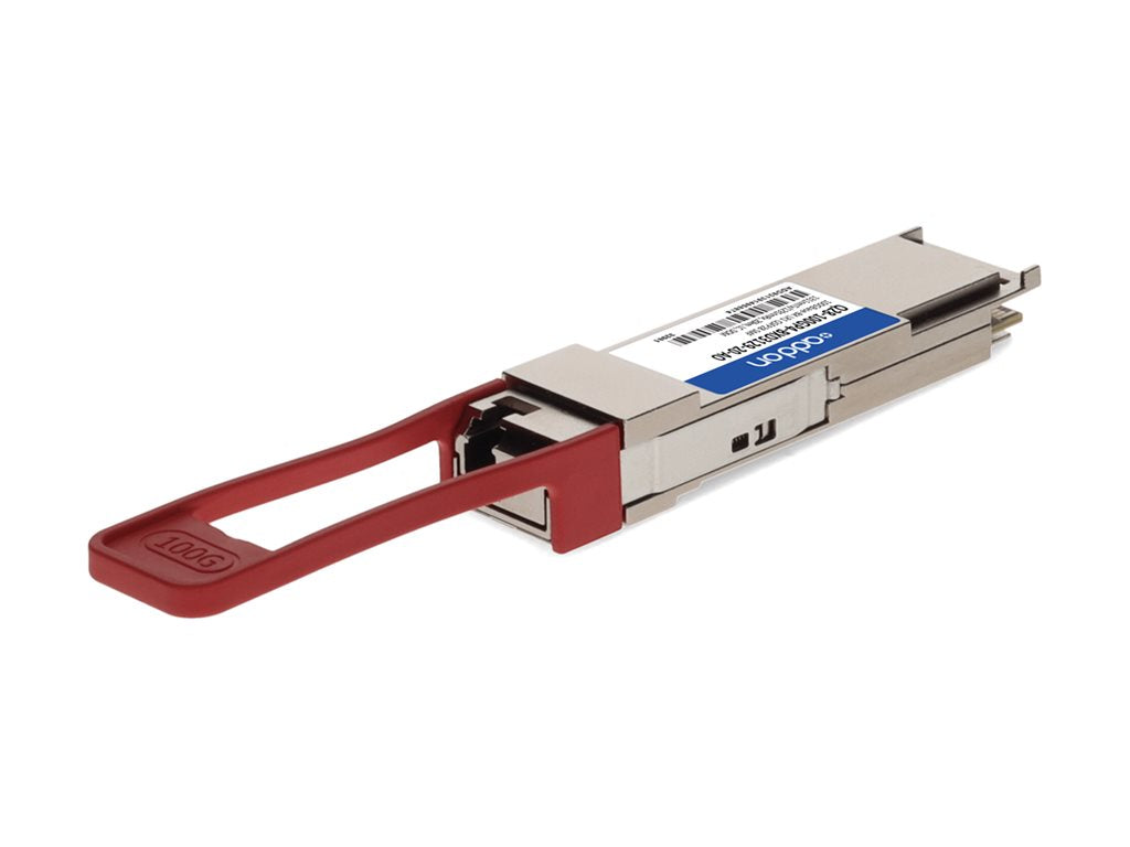 AddOn - QSFP28 transceiver module - 100GbE - 100GBase-BX - LC single-mode - up to 12.4 miles - 1331 (TX) / 1271 (RX) nm