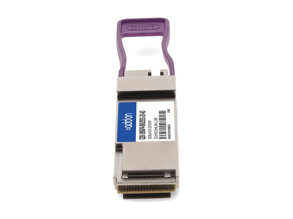 AddOn - QSFP28 transceiver module - 100GbE - 100GBase-BX LR1 - LC single-mode - up to 12.4 miles - 1291 (TX) / 1311 (RX)