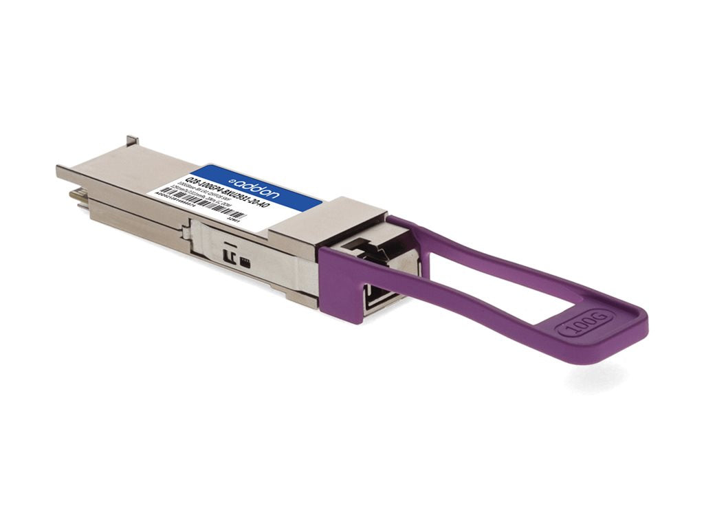 AddOn - QSFP28 transceiver module - 100GbE - 100GBase-BX LR1 - LC single-mode - up to 12.4 miles - 1291 (TX) / 1311 (RX)