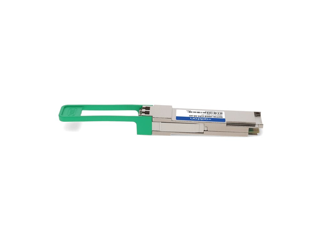 AddOn - QSFP28 transceiver module - 100GbE - 100GBase-CLR4 - LC single-mode - up to 1.2 miles - 1310 nm - TAA Compliant