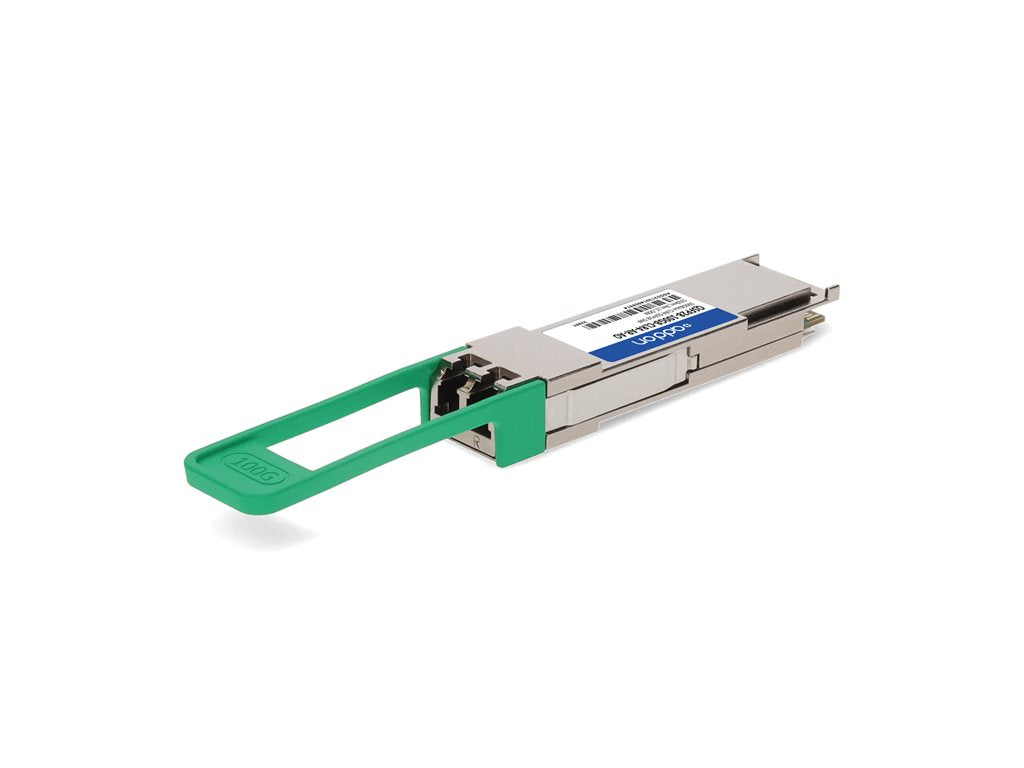 AddOn - QSFP28 transceiver module - 100GbE - 100GBase-CLR4 - LC single-mode - up to 1.2 miles - 1310 nm - TAA Compliant
