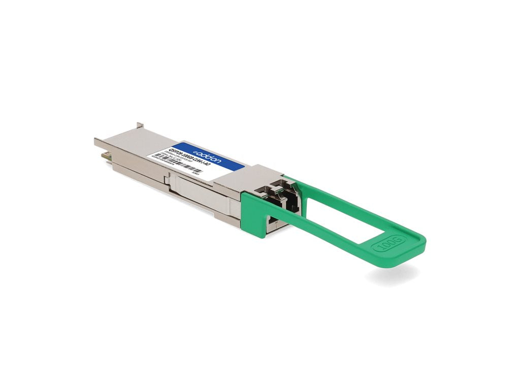 AddOn - QSFP28 transceiver module - 100GbE - 100GBase-CLR4 - LC single-mode - up to 1.2 miles - 1310 nm - TAA Compliant