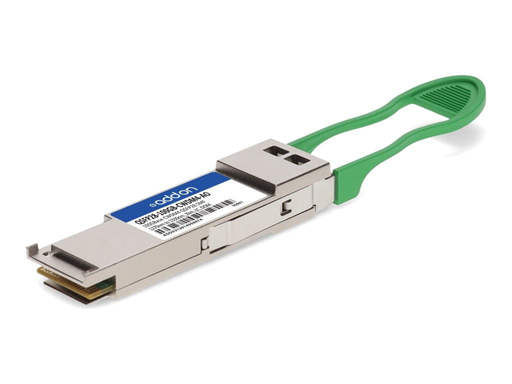 AddOn - QSFP28 transceiver module - 100GbE - 100GBase-CWDM4 - LC single-mode - up to 1.2 miles - 1270-1330 nm - TAA