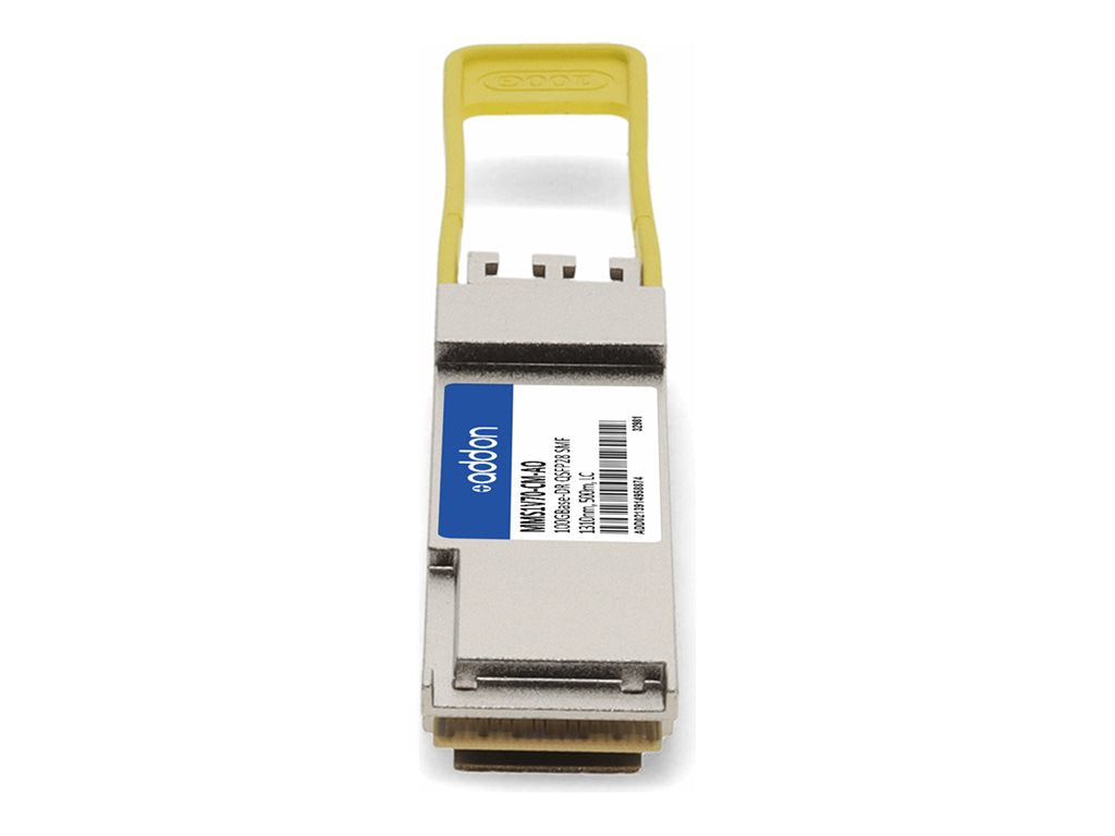 AddOn - QSFP28 transceiver module - 100GbE - 100GBase-DR - LC single-mode - up to 1640 ft - 1310 nm - TAA Compliant MMS1V70-CM-AO