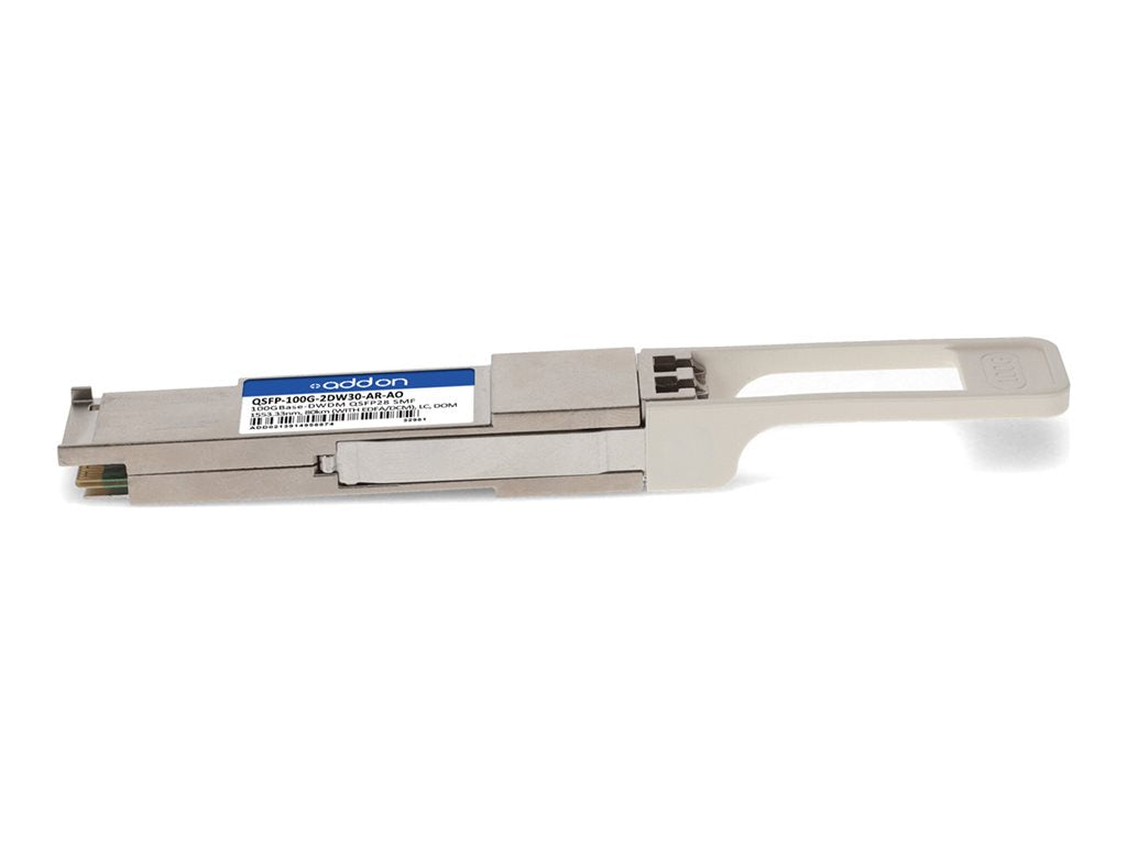 AddOn - QSFP28 transceiver module (equivalent to: Arista Networks QSFP-100G-2DW30-AR) - 100GbE - 100GBase-DWDM - LC