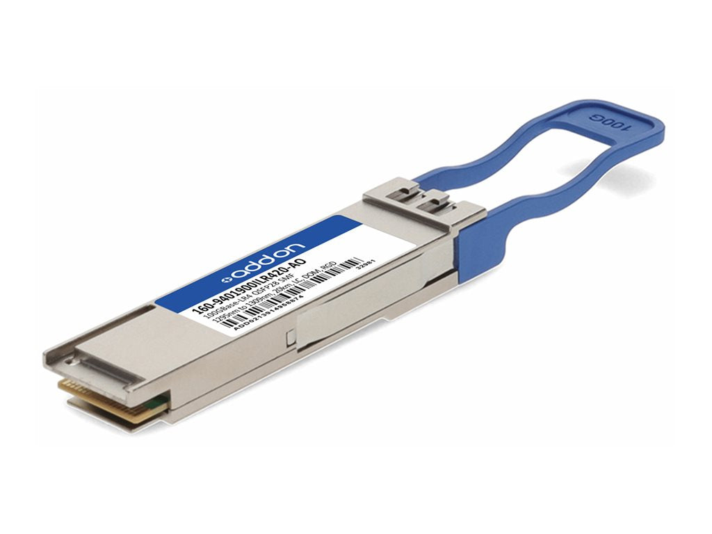 AddOn - QSFP28 transceiver module (equivalent to: Ciena 160-9401-900-I-LR4-20) - 100GbE - 100GBase-LR4 - LC single-mode - up 160-9401-900-I-LR4-20-AO