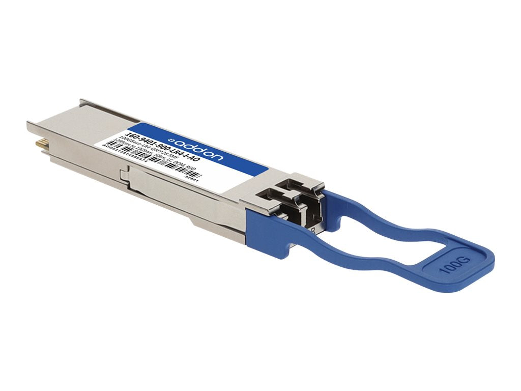AddOn - QSFP28 transceiver module (equivalent to: Ciena 160-9401-900-LR4-I) - 100GbE - 100GBase-LR4 - LC single-mode - up to 160-9401-900-LR4-I-AO