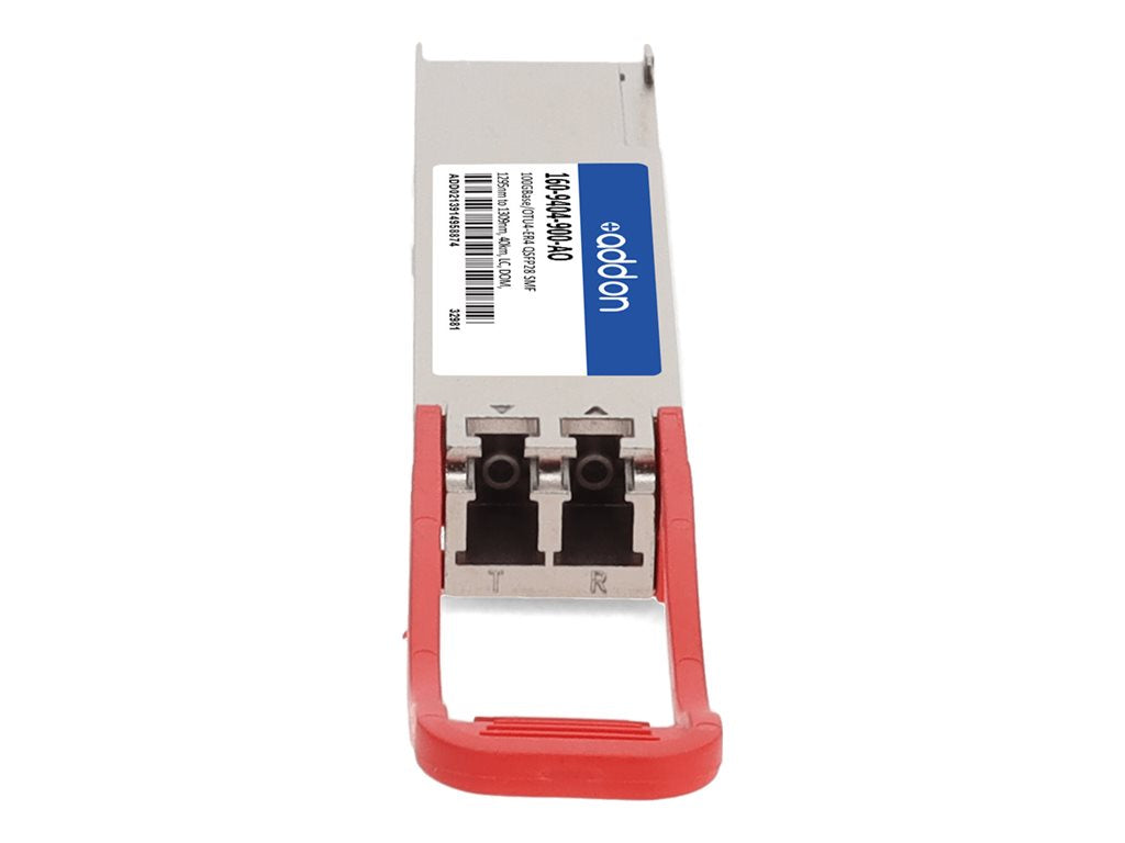 AddOn - QSFP28 transceiver module (equivalent to: Ciena 160-9404-900) - 100GbE - 100GBase-ER4 - LC single-mode - up to