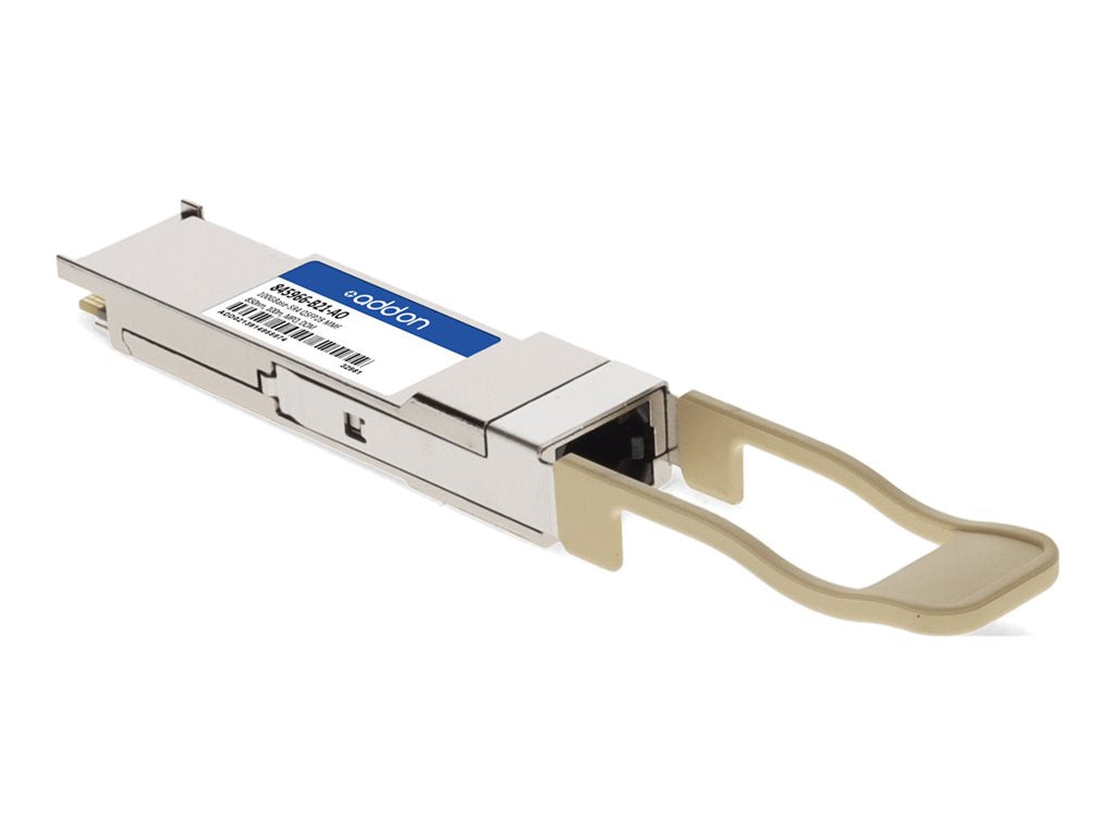 AddOn - QSFP28 transceiver module (equivalent to: HP 845966-B21) - 100GbE - 100GBase-SR4 - MPO multi-mode - up to 328 ft - 850 845966-B21-AO