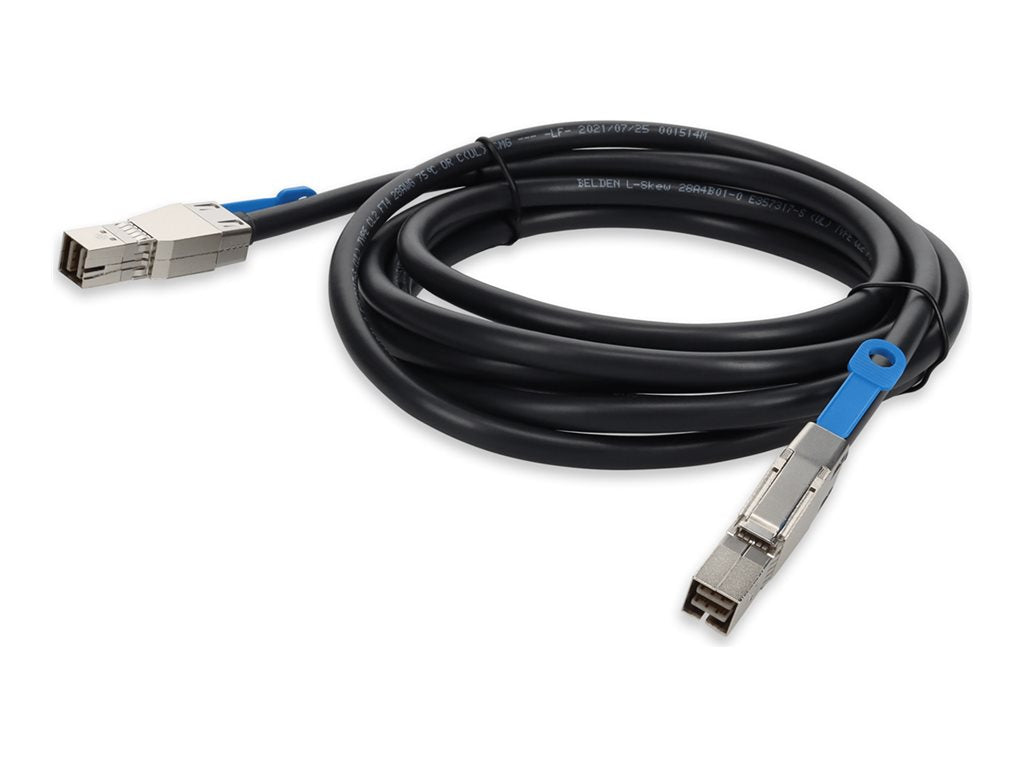 AddOn - SAS external cable - 36 pin 4x Mini SAS HD (SFF-8644) (M) to 36 pin 4x Mini SAS HD (SFF-8644) (M) - 1.6 ft -
