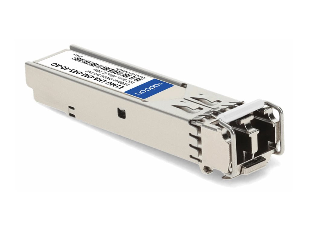 AddOn - SFP (mini-GBIC) transceiver module - 1GbE - 1000Base-DWDM - LC single-mode - up to 24.9 miles - 1557.36 nm - TAA