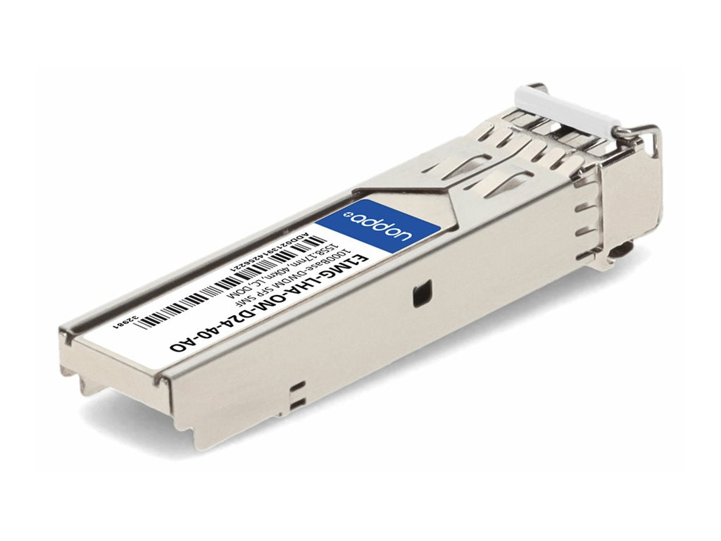 AddOn - SFP (mini-GBIC) transceiver module - 1GbE - 1000Base-DWDM - LC single-mode - up to 24.9 miles - 1558.17 nm - TAA