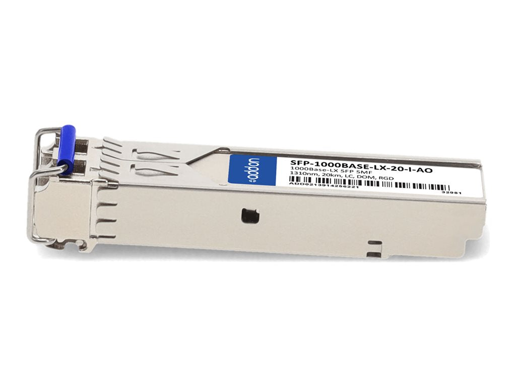AddOn - SFP (mini-GBIC) transceiver module - 1GbE - 1000Base-LX - LC single-mode - up to 12.4 miles - 1310 nm - TAA