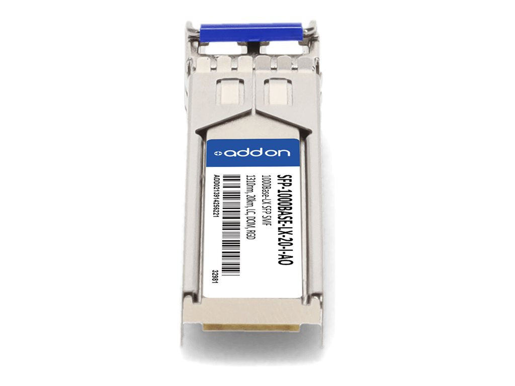 AddOn - SFP (mini-GBIC) transceiver module - 1GbE - 1000Base-LX - LC single-mode - up to 12.4 miles - 1310 nm - TAA