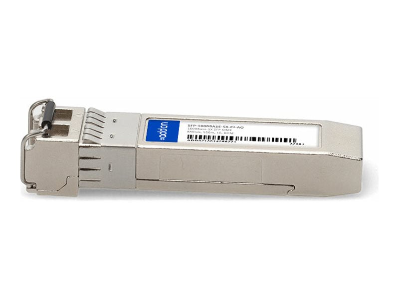AddOn - SFP (mini-GBIC) transceiver module - 1GbE - 1000Base-SX - LC multi-mode - up to 1800 ft - 850 nm - TAA Compliant SFP-1000BASE-SX-CJ-AO