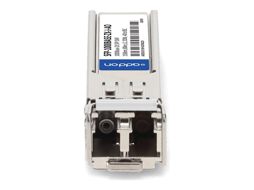 AddOn - SFP (mini-GBIC) transceiver module - 1GbE - 1000Base-ZX - LC single-mode - up to 43.5 miles - 1550 nm - TAA