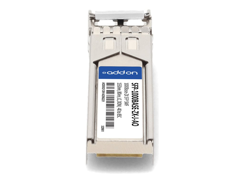 AddOn - SFP (mini-GBIC) transceiver module - 1GbE - 1000Base-ZX - LC single-mode - up to 43.5 miles - 1550 nm - TAA