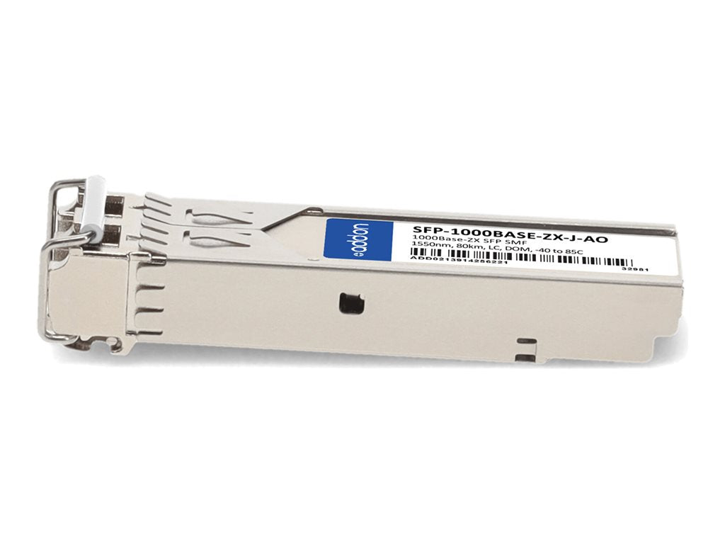 AddOn - SFP (mini-GBIC) transceiver module - 1GbE - 1000Base-ZX - LC single-mode - up to 43.5 miles - 1550 nm - TAA