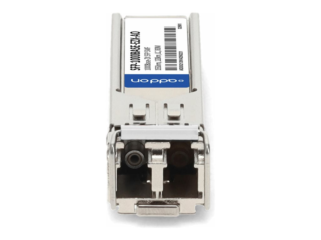 AddOn - SFP (mini-GBIC) transceiver module - 1GbE - 1000Base-ZX - LC single-mode - up to 74.6 miles - 1550 nm - TAA