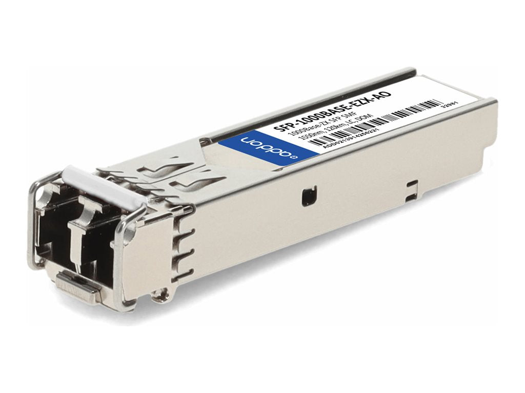 AddOn - SFP (mini-GBIC) transceiver module - 1GbE - 1000Base-ZX - LC single-mode - up to 74.6 miles - 1550 nm - TAA