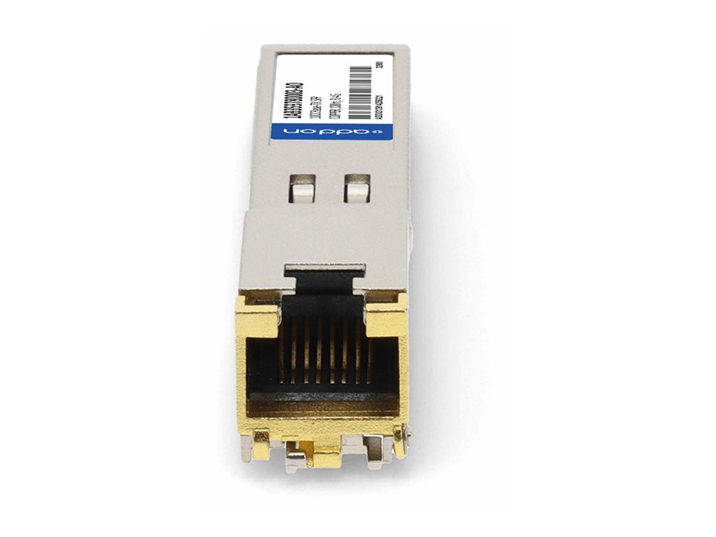 AddOn - SFP (mini-GBIC) transceiver module (equivalent to: Alcatel-Lucent Nokia 1AB359780003) - 1GbE - over copper -