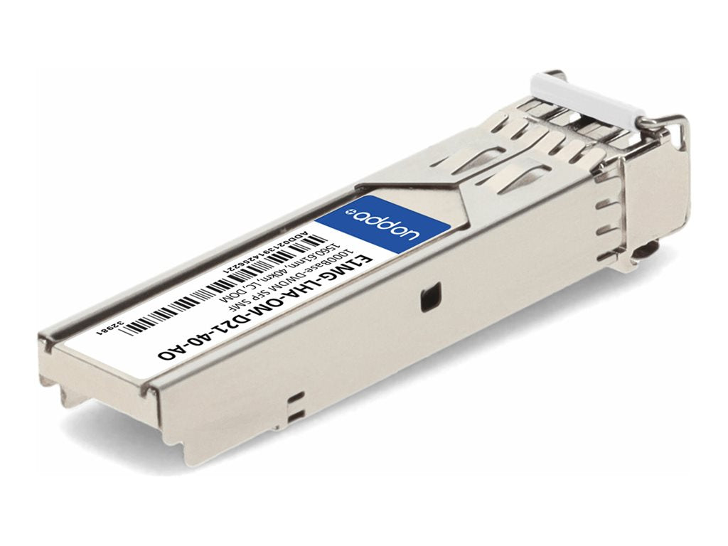 AddOn - SFP (mini-GBIC) transceiver module (equivalent to: Brocade E1MG-LHA-OM) - 1GbE - 1000Base-DWDM - LC single-mode