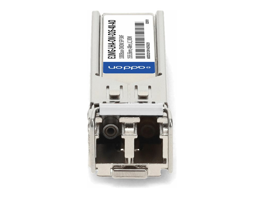 AddOn - SFP (mini-GBIC) transceiver module (equivalent to: Brocade E1MG-LHA-OM) - 1GbE - 1000Base-DWDM - LC single-mode