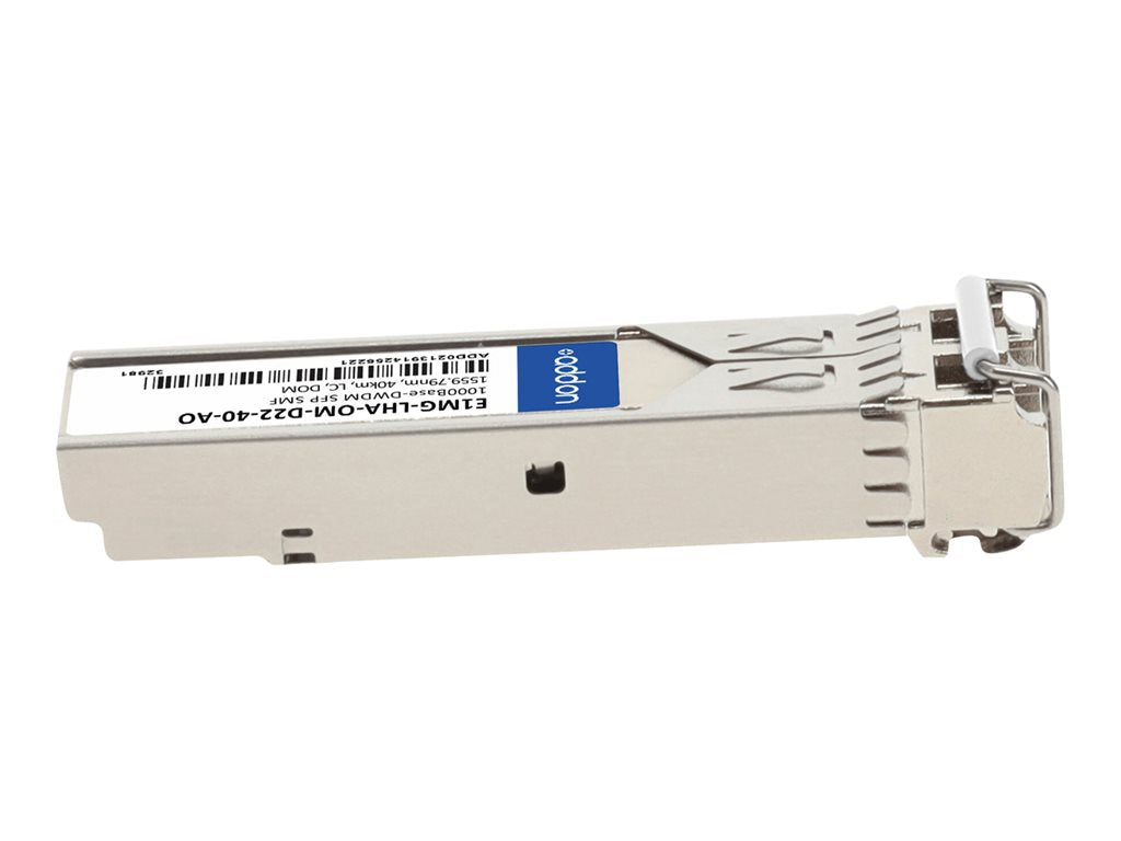 AddOn - SFP (mini-GBIC) transceiver module (equivalent to: Brocade E1MG-LHA-OM) - 1GbE - 1000Base-DWDM - LC single-mode