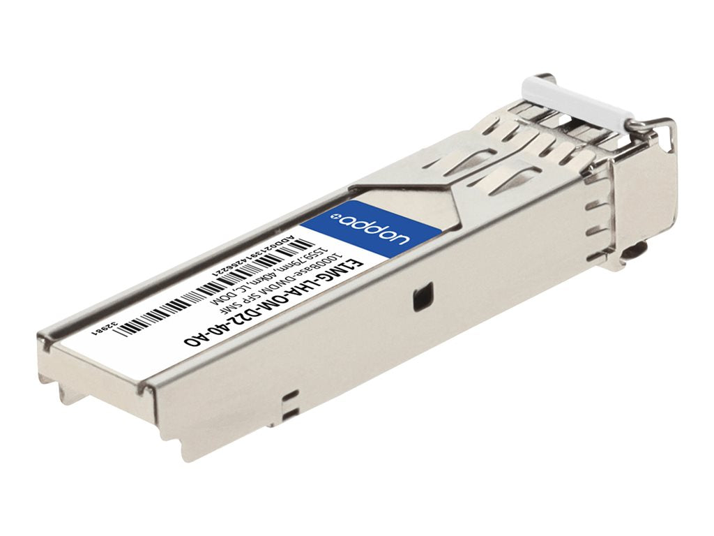 AddOn - SFP (mini-GBIC) transceiver module (equivalent to: Brocade E1MG-LHA-OM) - 1GbE - 1000Base-DWDM - LC single-mode