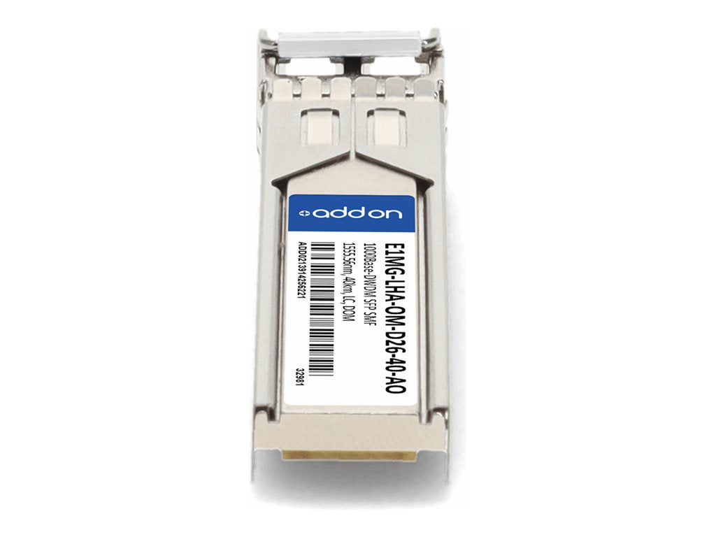 AddOn - SFP (mini-GBIC) transceiver module (equivalent to: Brocade E1MG-LHA-OM) - 1GbE - 1000Base-DWDM - LC single-mode