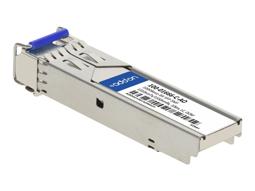 AddOn - SFP (mini-GBIC) transceiver module (equivalent to: Calix 100-01666-C) - GigE - 1000Base-BX - LC single-mode - up